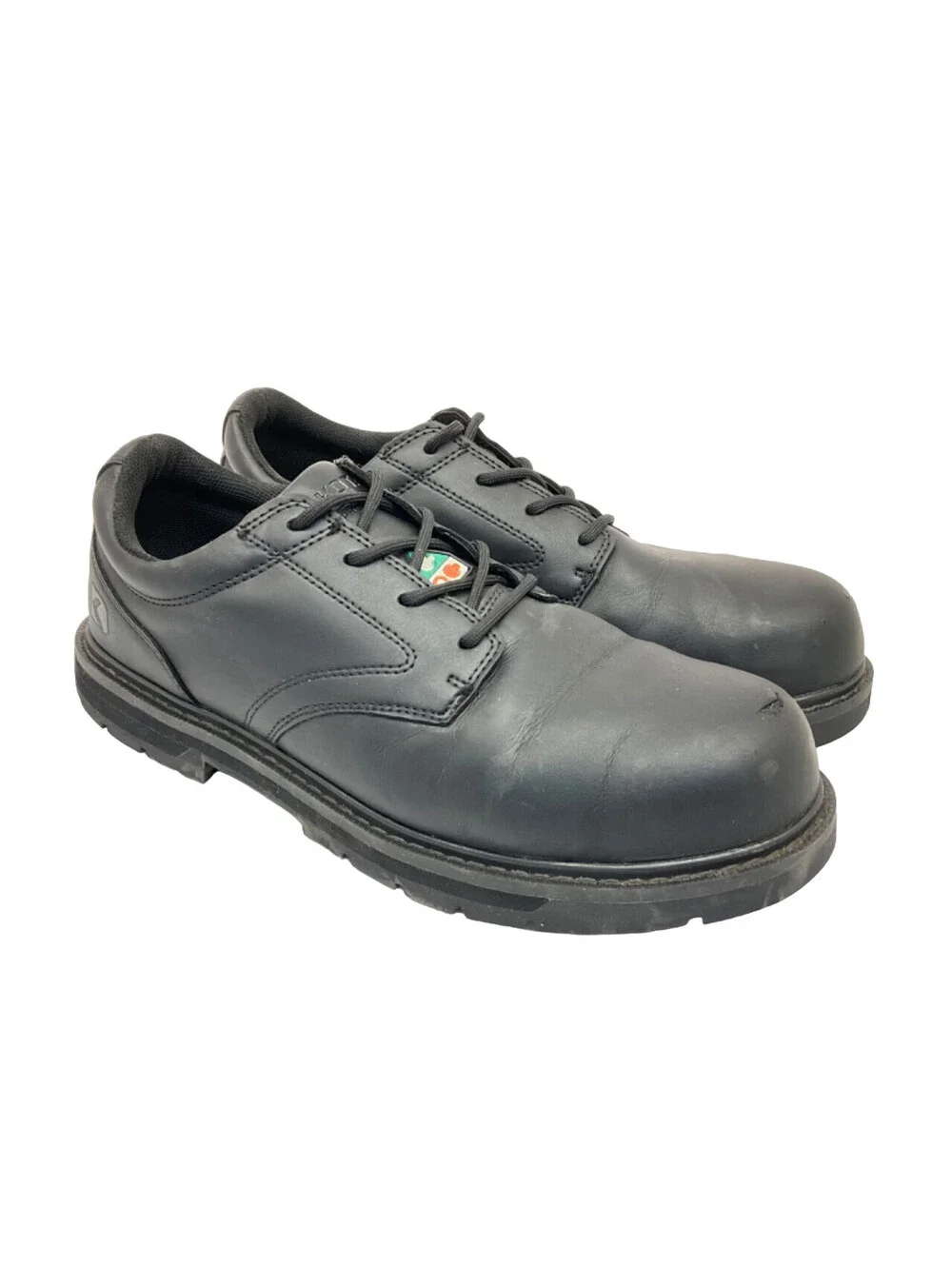 Dakota Men's Lace-Up Steel Toe Sport Oxford Shoes 3023 Black Leather Size 8.5M
